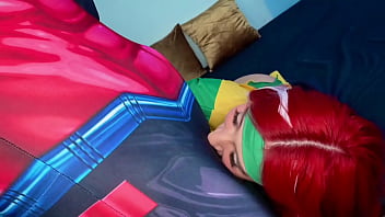 Preview 2 of Blija Sex - NEW X-MEN MOVIE PREMIERE! Gambit Drilling Rogues Pussy And Throat! FilouFitt And ZOey Di Giacomo