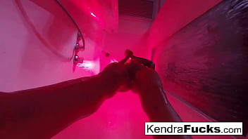 Preview 1 of Sexx Sexx Public Bus - Hot Kendra Cole takes a sexy shower!