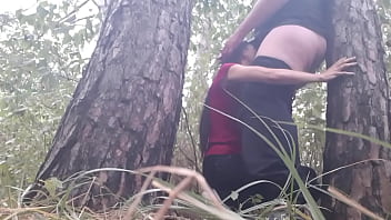 Preview 3 of Ips Cand - We hid under a tree from the rain and we had sex to keep warm - Lesbian Illusion Girls