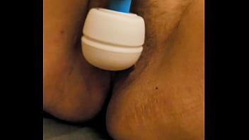 Preview 4 of Bahen Bahi Xnxx - My BBW MILF wife uses her wand