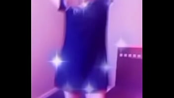 Preview 1 of Turk Lise Li Gizli Cekim - Black dress upskirt