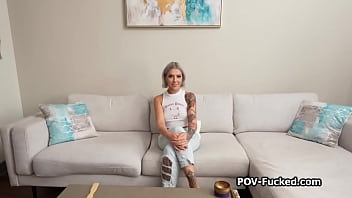 Preview 1 of Devin Shotti - POV fucking super hot tattooed ice blonde