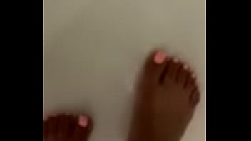 Preview 3 of Amina Xxx - Sexy toes in shower