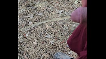 Preview 2 of Indian Bhabi Teen Sex - Straight piss in woods