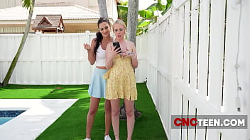 Preview 1 of Brother And Sister Love Sex - Tok Thots Smile While Getting Railed Outdoor - CNCTeen
