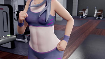 Preview 1 of Larra Sex Video - Mantis X Nagatoro gym