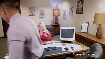 Preview 2 of Young Tube Ruge - Riding busty milf pussy on office desk