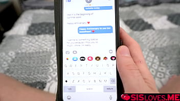 Preview 1 of Mr Perkins - Stepsister JC Wilds pushing the boundaries of her relationship with her stepbrother to the point of fucking while doing phone sex