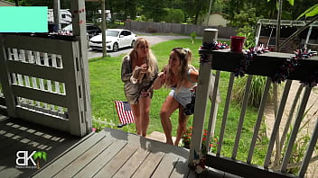 Preview 1 of Sexy Girl Fuck - StepAuntie Paris gets double teamed! - FUCKING IT OUT - Return Of The Melons! Trailer4of6