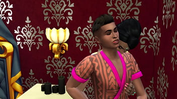 Preview 2 of Youngs Granny - Stepson and stepfather fuck indian stepmom for the first time and impregnate her - Asian indian stepmother Sex