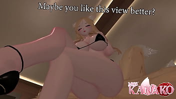 Preview 3 of Naughty America Hot Girls Hd Bf - VTUBER tries BLONDE out!!! CATGIRL gets WET and HORNY while posing!!!