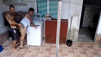 Preview 4 of Germani Sex - A dom&eacute_stica nova adora dar para o patr&atilde_o