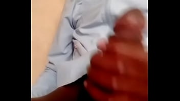 Preview 1 of Honeymoon Teen Real - Mzansi Teen Stroking His Cock For Gf