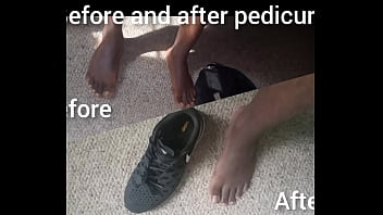 Preview 1 of Video Sex Hon Nhau Manh Liet - Before and after pedicure
