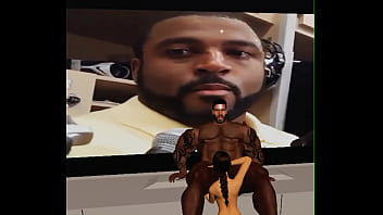Preview 3 of Cuckold Fatis - pussy lines up for a man as fine as duane brown