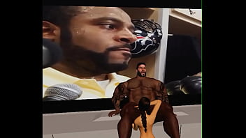 Preview 4 of Cuckold Fatis - pussy lines up for a man as fine as duane brown