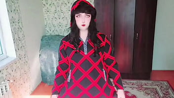 Preview 1 of Pornerotica Com - Cute Kitty Femboy Home Alone Trying Woman Dresses
