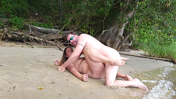 Preview 3 of Sekae Fegrra Xxx - CAUGHT fucking at a public lake - Becky Tailorxxx