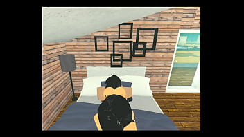 Preview 2 of Video Gay Ganteng - eating her ass out roblox