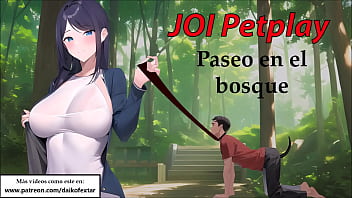 Preview 3 of Vigana Fucking - JOI Anal Petplay,  te saco a pasear con correa.