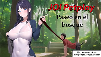 Preview 4 of Vigana Fucking - JOI Anal Petplay,  te saco a pasear con correa.