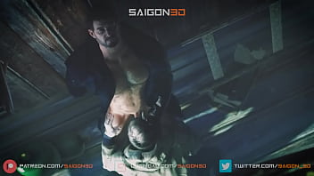 Preview 2 of Alexis Breeze Anal - Resident Evil: Chris Redfield x Ethan Winters [Reupload]