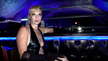 Preview 1 of Nadesha Sex Videos - Femdom games with a Sheer Fan in the Club
