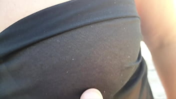 Preview 3 of Caught Rubbing - My Boyfriend is a Cuckold! I Sucked off a Stranger on the beach with a Facial Cumshot!