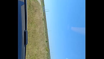 Preview 3 of Thai Mallu - Real public red nails hand job in the car with cum