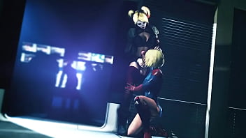Preview 1 of Holy Boom - Futa Harley fucks Supergirl SFM