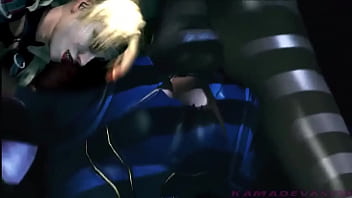 Preview 4 of Holy Boom - Futa Harley fucks Supergirl SFM