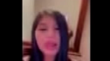 Preview 1 of Hindi Girlas Sex Full Night - Latina Slut Licking lips