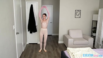 Preview 1 of Hinadi Movi - Ballerina teen Myra Moans gets her nice wet pussy rammed by Quinton James
