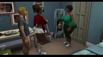 Preview 2 of Isabela From Chile - Big ass grand mom and black cock