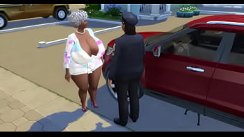 Preview 3 of Isabela From Chile - Big ass grand mom and black cock