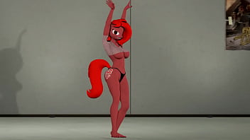 Preview 2 of Night Slip Girl - My friend Rage does a sexy dance