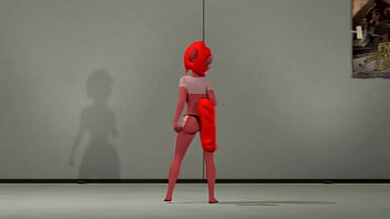Preview 1 of Night Slip Girl - My friend Rage does a sexy dance