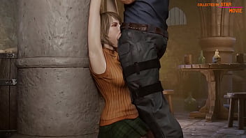 Preview 2 of Barazzes Story - Resident Evil 4 Hentai 3D &amp_ Leon Fuck Ashley Graham Hot Sex