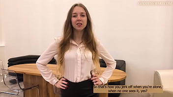 Preview 2 of Gabriela L - Do you Jerk off to Colleague&#039_s Photos? POV