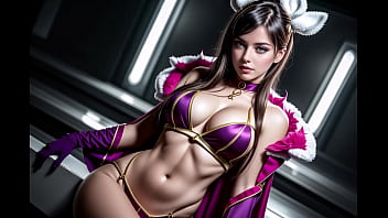 Preview 2 of Poetry Images - Sexy 18yo Young Big Tits Teens Doing Cosplay (with pussy masturbation ASMR sound!)