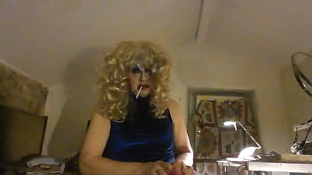 Preview 2 of Dese Sex Tichar And Boy - Sissy Smoking Slut Sarah Millward,  wants to be  a sexy milf,  but she&#039_s really a tranny whore