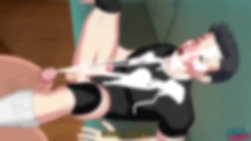 Preview 3 of 3d Poran - ( Gay ) Ordenhando meu melhor amigo Hetero do saco gigante - Gay Bara Yaoi