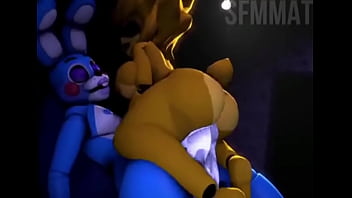 Preview 3 of Abella Danger Tribing - Golden freddy rides toy bonnie