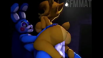 Preview 4 of Abella Danger Tribing - Golden freddy rides toy bonnie