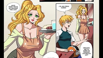 Preview 1 of Porn Sandoz - Fudendo minha Madrasta Loira Gostosa - Quadrinhos Adultos