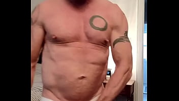 Preview 2 of Excited By My Mom - Dave shows off his cock in skimpy briefs