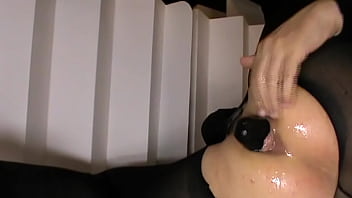 Preview 4 of 1 Hore Sexxx - dildo doppio nero con venature