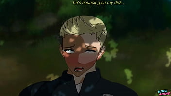 Preview 2 of Xxxn Sunny Jeone - ( Gay ) Coroa Tenente da Policia gosta de sentar na rola dos novatos - Gay Bara Yaoi