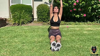 Preview 2 of Xxxx Lokel Asamis Vedio Filim - Fitness Girl Ava Lee Fucked By Rome Major&#039_s Big Cock After Workout!