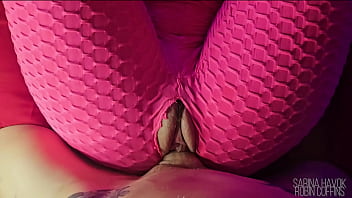 Preview 2 of Mobachara Lahwa - Used Like a Fleshlight in Ripped Leggings